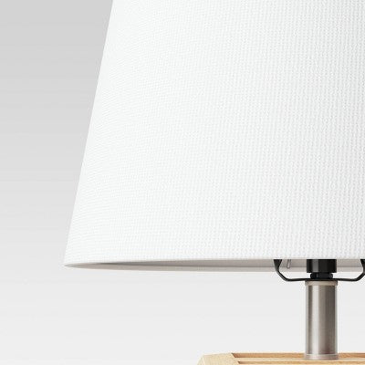  Small Geo Table Lamp Brown (Includes LED Light Bulb) - Threshold™