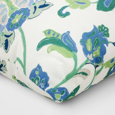  Decorative Throw Pillow Jacobean Floral - Threshold™