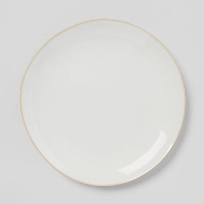  16pc Stoneware Wethersfield Dinnerware Set White - Threshold™