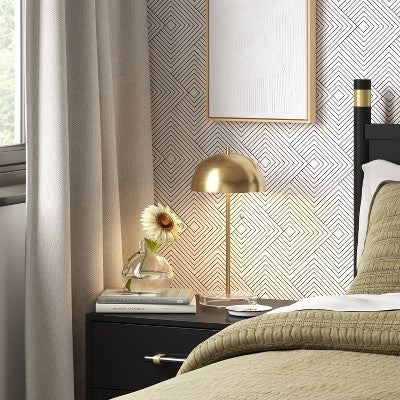  Dome Table Lamp With Acrylic Base Brass - Threshold™