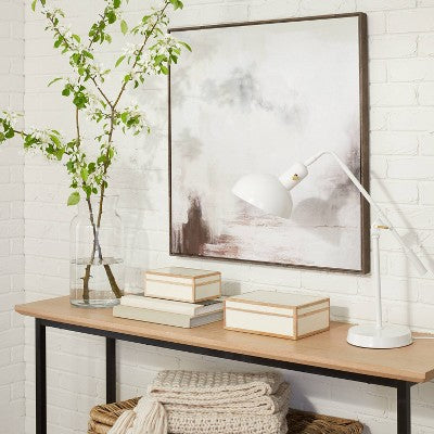  Cantilever Task Table Lamp (Includes LED Light Bulb) White - Threshold™ Designed With Studio McGee