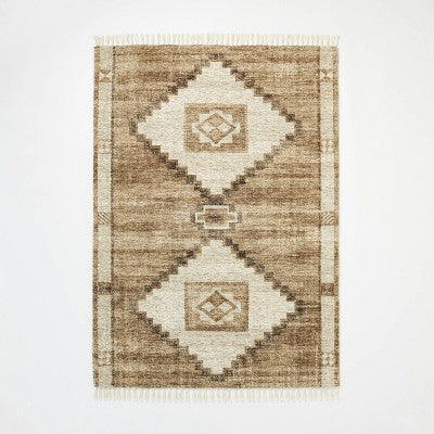  Double Medallion Persian Style Rug Tan - Threshold™ Designed With Studio McGee
