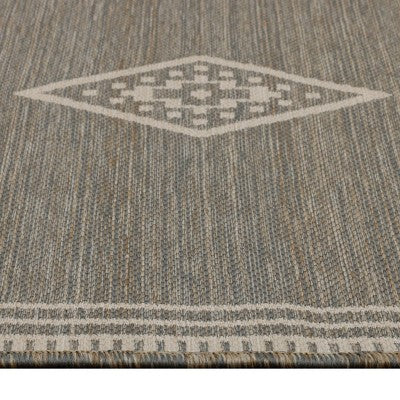  Six Diamond Outdoor Rug Linen - Threshold™