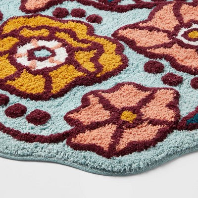  24"x36" Oversized Floral Bath Rug - Threshold™