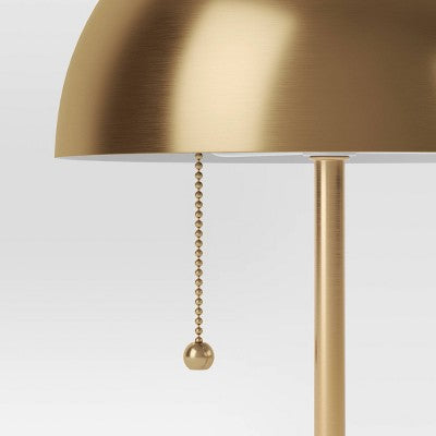  Dome Table Lamp With Acrylic Base Brass - Threshold™