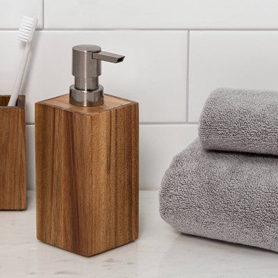  Medium Acacia Soap Pump Natural - Threshold™