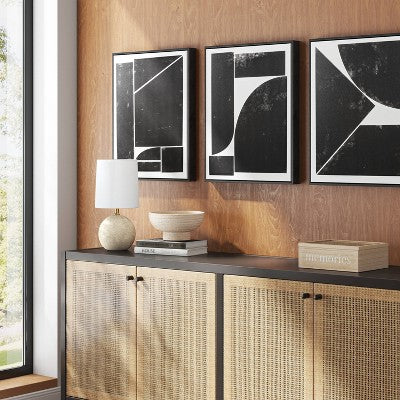  (Set Of 3) 16" X 20" Alignment Framed Wall Canvas Set - Threshold™
