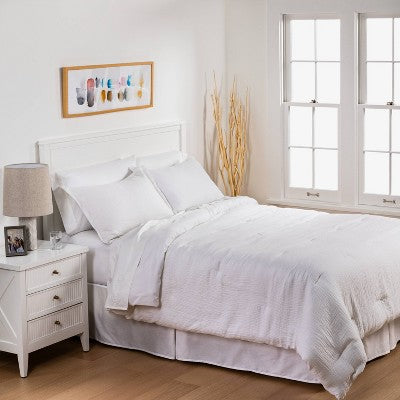  Micro Matelasse Comforter & Sham Set - Threshold™