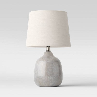  Assembled Ceramic Table Lamp Gray - Threshold™
