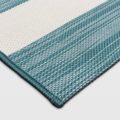  Outdoor Rug Worn Stripe- Threshold