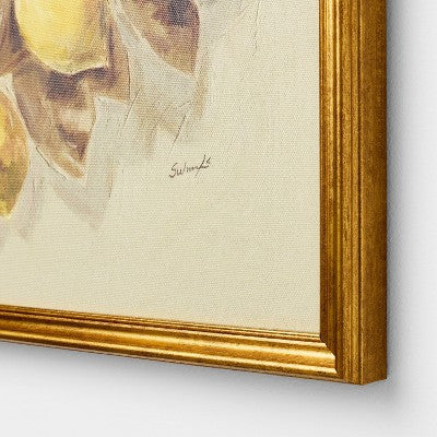  16"x20" Lemons Vintage Framed Wall Art - Threshold™ Designed With Studio McGee