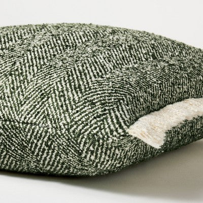  Herringbone With Frayed Edges Throw Pillow - Threshold™ Designed With Studio McGee