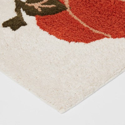  20"x30" Pumpkin Bath Rug Cream - Threshold™