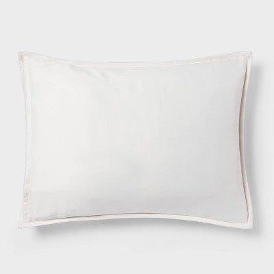 Voile Woodblock Printed Quilt Sham Ivory - Threshold™