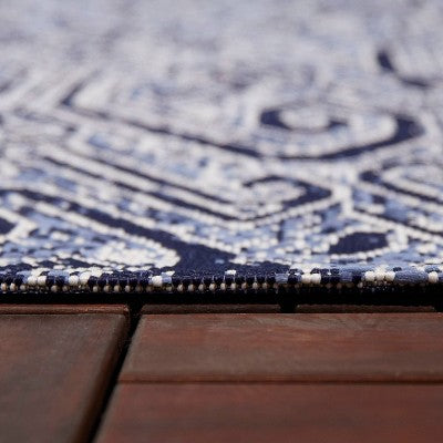  Paisley Outdoor Rug Blue - Threshold™