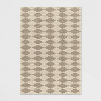  Step Diamonds Outdoor Rug Tan/Ivory - Threshold™