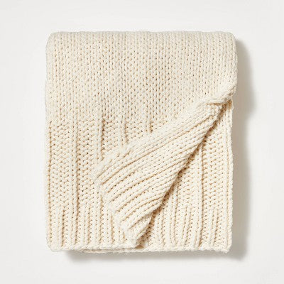  Chunky Knit Throw Blanket - Threshold™ Designed With Studio McGee