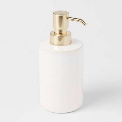  Ceramic Foaming Soap Pump White - Threshold™