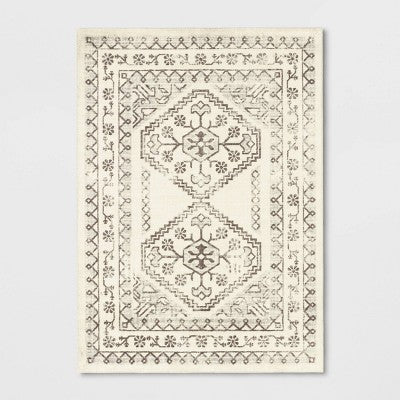  Distressed Persian Accent Rug Cream - Threshold™