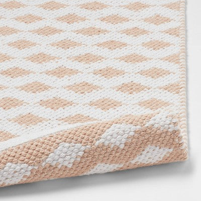  20"x32" Reversible Bath Rug Natural/White - Threshold™