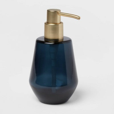  Smokey Glass Soap Pump Blue - Threshold™