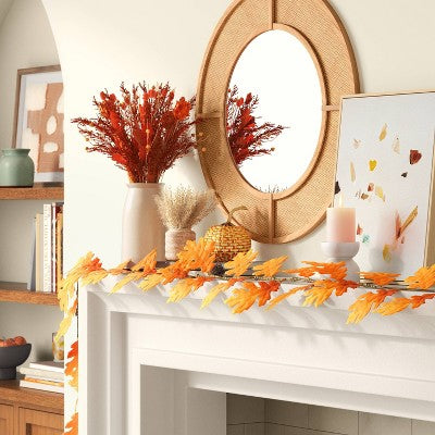 28" Caning Round Wall Mirror - Threshold™