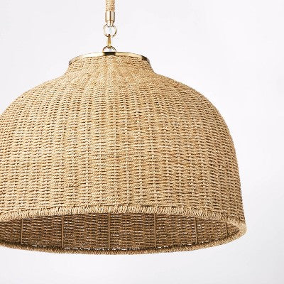  Large Seagrass Pendant Table Lamp Brown - Threshold™ Designed With Studio McGee
