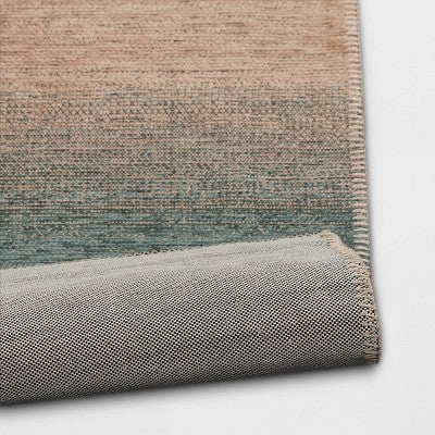  Rectangular Woven Indoor Outdoor Area Rug Sunset Ombre - Threshold™