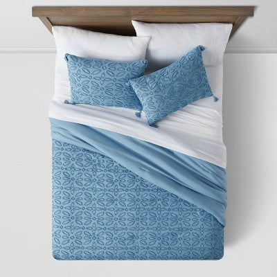  Clipped Jacquard Comforter & Sheet Bedding Set - Threshold™