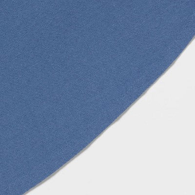  70" Cotton Round Tablecloth Blue - Threshold™