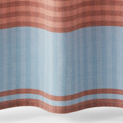  Traditional Gingham Plaid Shower Curtain Blue - Threshold™