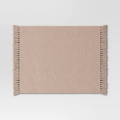  Boucle Reversible Throw Blanket - Threshold™