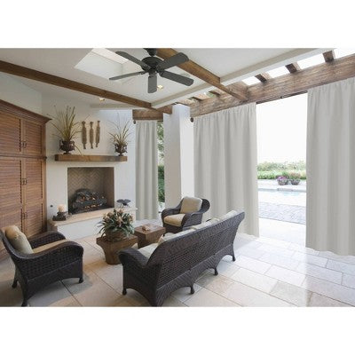  66"-120" Dual Mounted Indoor/Outdoor Tension Window Rod Light Gray - Threshold™