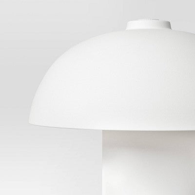  Ceramic On Ceramic Table Lamp White - Threshold™