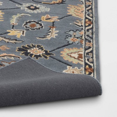  5'x7' Handtufted Persian Area Rug Blue - Threshold™
