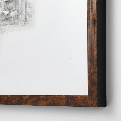  20"x20" Black And White Landscape Wall Art - Threshold™ Designed With Studio McGee