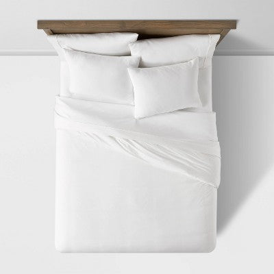  Washed Cotton Sateen Duvet & Sham Set - Threshold™
