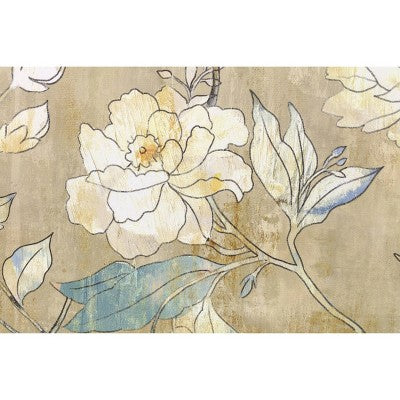  47.24" X 23.62" Floral Unframed Canvas - Threshold™