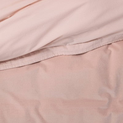  Solid Velvet Duvet Cover & Sham Set - Threshold