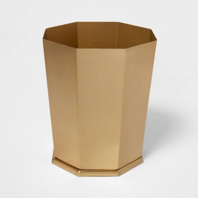  Bathroom Wastebasket Gold - Threshold™