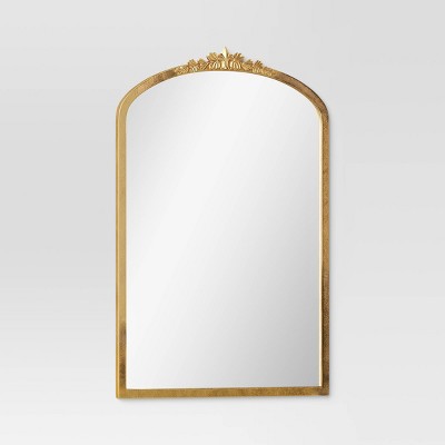  20"x30" Decorative Gold Wall Mantle Mirror Gold - Threshold™