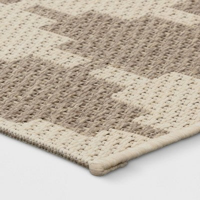  Step Diamonds Outdoor Rug Tan/Ivory - Threshold™