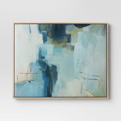  2pk 16" X 20" Abstract Pair Framed Wall Canvases - Threshold™