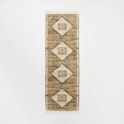  Double Medallion Persian Style Rug Tan - Threshold™ Designed With Studio McGee
