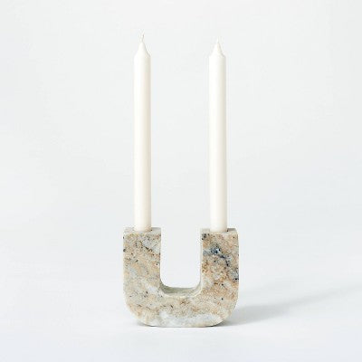  Marble Taper Candle Holder - Threshold™ Designed With Studio McGee