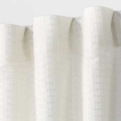  2pk 42"x36" Light Filtering Honeycomb Curtain Tiers White - Threshold™