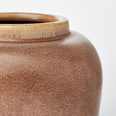  Modern Brown Ceramic Vase - Threshold™ Designed With Studio McGee
