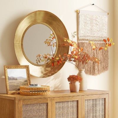  Decorative Wall Mirror Gold - Threshold™