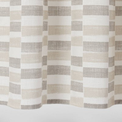  Colorblock Shower Curtain Gray - Threshold™