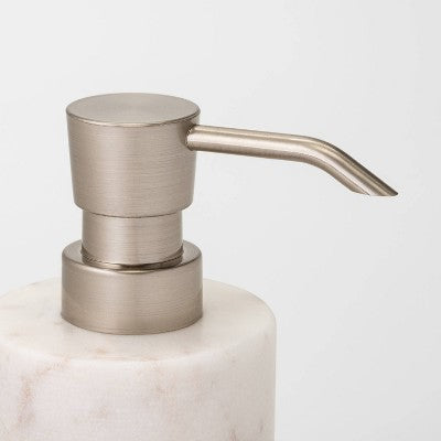  Marble Soap/Lotion Dispenser White - Threshold™